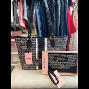 NWT! Juicy Couture Matching Tote & Wallet
